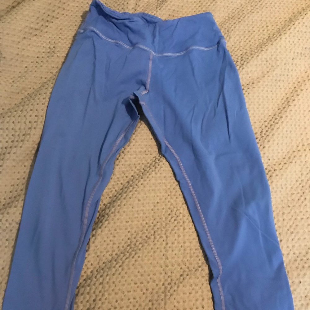Blue active capris